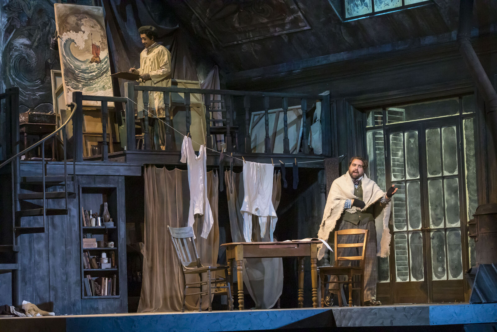 Patrick Conklin as Rodolfo in La Bohème