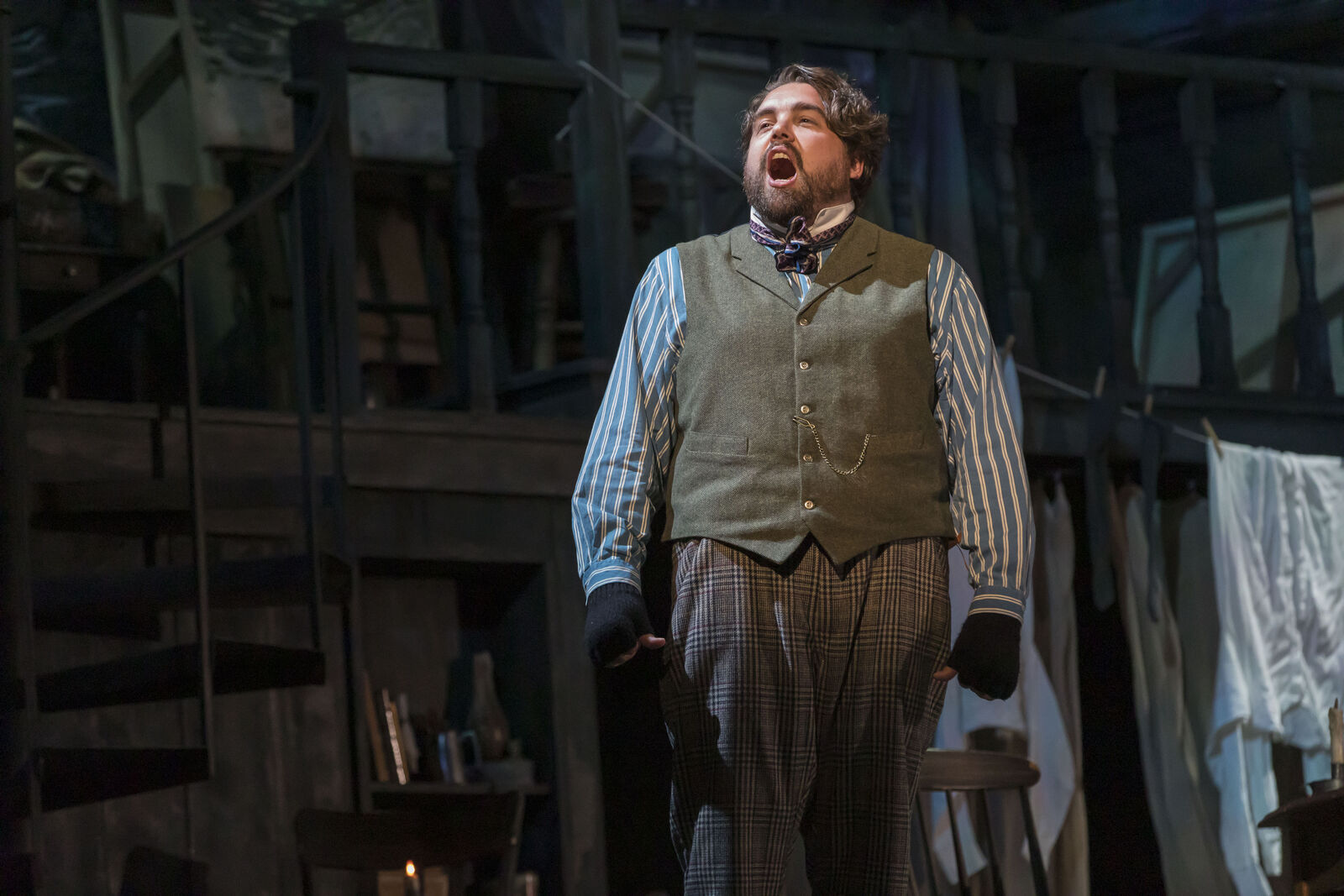 Patrick Conklin as Rodolfo in La Bohème