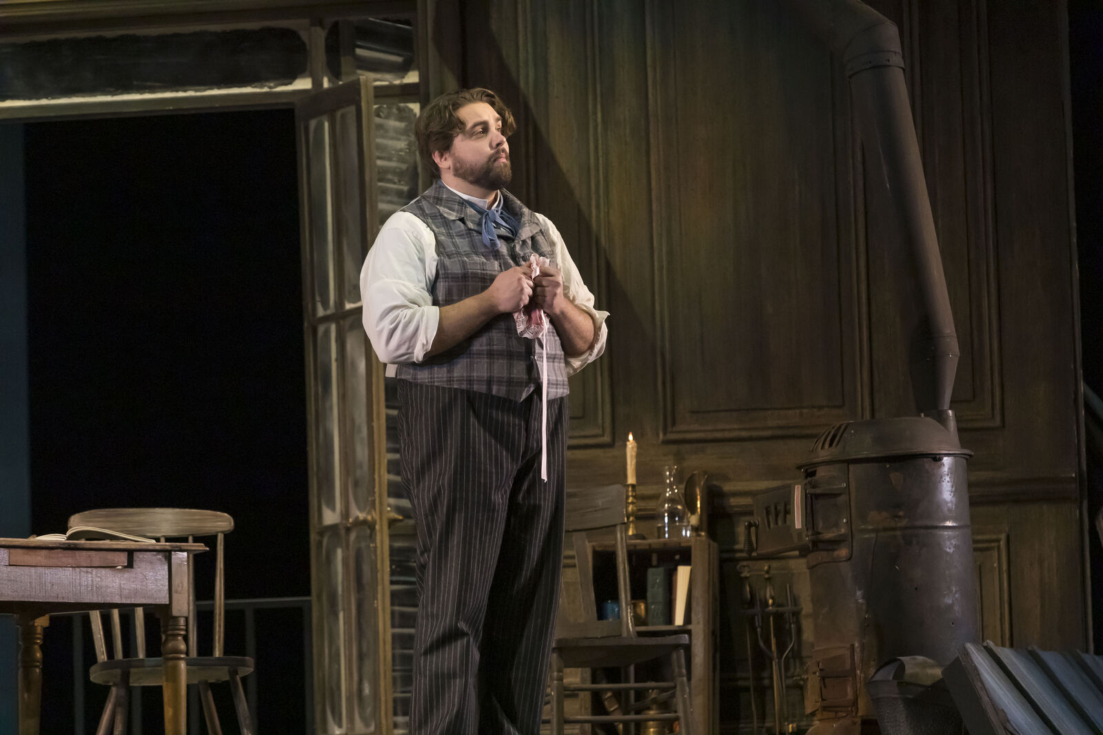 Patrick Conklin as Rodolfo in La Bohème